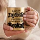 Złoty Kubek Dla Kobiety Prezent Dla Kobiety: Zajebista I Brokat Złoty Kubek Dla Kobiety Prezent Dla Kobiety: Zajebista I Brokat