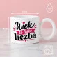 Kubek Z Okrągłym Uchem Na 40 Urodziny Prezent Dla 40 Latki Kobiety: Pewność I Humor