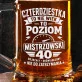Kufel Na Czterdziestkę Prezent Dla Mężczyzny: Czterdziestka Poziom