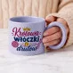 Kubek Z Okrągłym Uchem Dla Dziewiarki Prezent Dla Kobiety: Szyk Włóczkowej Królowej Kubek Z Okrągłym Uchem Dla Dziewiarki Prezent Dla Kobiety: Szyk Włóczkowej Królowej