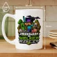 Kubek Z Nadrukiem Dla Fana Minecrafta Prezent Dla Mężczyzny: Zbudowany Do Wielkich Rzeczy Kubek Z Nadrukiem Dla Fana Minecrafta Prezent Dla Mężczyzny: Zbudowany Do Wielkich Rzeczy
