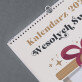 Wesołych Świąt - Kalendarz wiszący