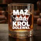 Szklanka Do Whisky Dla Męża Prezent Na Rocznicę Ślubu Dla Mężczyzny: Mąż. Król Dolewki. Szklanka Do Whisky Dla Męża Prezent Na Rocznicę Ślubu Dla Mężczyzny: Mąż. Król Dolewki.
