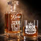 Zestaw Do Whisky Dla Chłopaka Prezent Na Dzień Chłopaka Dla Mężczyzny: Klasa W Szkle
