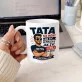 Kubek Z Nadrukiem Na Dzień Taty Prezent Dla Taty Mężczyzny: Tata Pokazuje Jak Żyć Kubek Z Nadrukiem Na Dzień Taty Prezent Dla Taty Mężczyzny: Tata Pokazuje Jak Żyć