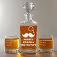 Whisky Dziadka - Zestaw Grawerowana Karafka I Szklanki Do Whisky