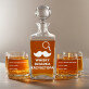 Whisky Dziadka - Zestaw Grawerowana Karafka I Szklanki Do Whisky