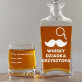 Whisky Dziadka - Zestaw Grawerowana Karafka I Szklanki Do Whisky