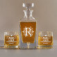 Whisky Lover - Zestaw Grawerowana Karafka I Szklanki Do Whisky