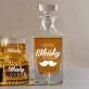 Whisky Time - Zestaw Grawerowana Karafka I Szklanki Do Whisky