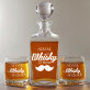 Whisky Time - Zestaw Grawerowana Karafka I Szklanki Do Whisky