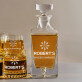 Whisky Warmer - Zestaw Grawerowana Karafka I Szklanki Do Whisky