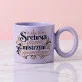Kubek Z Okrągłym Uchem Na 25 Rocznicę Ślubu Prezent Dla Kobiety: Srebrna Dama Ornament