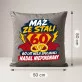 Poduszka Dekoracyjna Na 60 Rocznicę Ślubu Prezent Na Walentynki Dla Mężczyzny: Mąż Ze Stali Poduszka Dekoracyjna Na 60 Rocznicę Ślubu Prezent Na Walentynki Dla Mężczyzny: Mąż Ze Stali