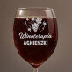 Winoterapia - Grawerowany Kieliszek do wina