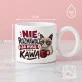 Kubek Z Okrągłym Uchem Na Mikołajki Prezent Dla Kobiety: Poranna Kawa Z Humorem Kubek Z Okrągłym Uchem Na Mikołajki Prezent Dla Kobiety: Poranna Kawa Z Humorem