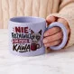 Kubek Z Okrągłym Uchem Na Mikołajki Prezent Dla Kobiety: Poranna Kawa Z Humorem Kubek Z Okrągłym Uchem Na Mikołajki Prezent Dla Kobiety: Poranna Kawa Z Humorem