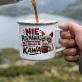 Kubek Emaliowany Na Mikołajki Prezent Dla Kobiety: Poranna Kawa Z Humorem