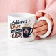 Kubek Z Okrągłym Uchem Dla Koleżanki Odchodzącej Z Pracy Prezent Dla Kobiety: Kawowe Pożegnanie Kubek Z Okrągłym Uchem Dla Koleżanki Odchodzącej Z Pracy Prezent Dla Kobiety: Kawowe Pożegnanie