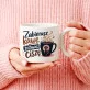 Kubek Z Okrągłym Uchem Dla Koleżanki Odchodzącej Z Pracy Prezent Dla Kobiety: Kawowe Pożegnanie Kubek Z Okrągłym Uchem Dla Koleżanki Odchodzącej Z Pracy Prezent Dla Kobiety: Kawowe Pożegnanie