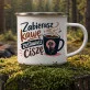 Kubek Emaliowany Dla Koleżanki Odchodzącej Z Pracy Prezent Dla Kobiety: Kawowe Pożegnanie Kubek Emaliowany Dla Koleżanki Odchodzącej Z Pracy Prezent Dla Kobiety: Kawowe Pożegnanie