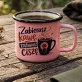 Kubek Emaliowany Dla Koleżanki Odchodzącej Z Pracy Prezent Dla Kobiety: Kawowe Pożegnanie Kubek Emaliowany Dla Koleżanki Odchodzącej Z Pracy Prezent Dla Kobiety: Kawowe Pożegnanie