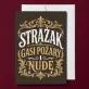 Kartka z Życzeniami Dla Strażaka Dla Mężczyzny: Ornamentalny Strażak Kartka z Życzeniami Dla Strażaka Dla Mężczyzny: Ornamentalny Strażak