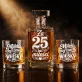 Zestaw Do Whisky Na 25 Rocznicę Ślubu Prezent Dla Mężczyzny: Za 25 Lat Miłości Zestaw Do Whisky Na 25 Rocznicę Ślubu Prezent Dla Mężczyzny: Za 25 Lat Miłości