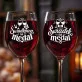 Dwa Kieliszki Do Wina Dla Świadków Prezent Dla Pary: Kieliszki Dla Świadków Dwa Kieliszki Do Wina Dla Świadków Prezent Dla Pary: Kieliszki Dla Świadków