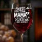 Kieliszek Do Wina Dla Świeżej Mamy Prezent Na Dzień Mamy Dla Kobiety: Świeżo Upieczona Mama