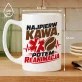 Kubek Z Nadrukiem Dla Ratownika Medycznego Prezent Dla Mężczyzny: Najpierw Kawa Kubek Z Nadrukiem Dla Ratownika Medycznego Prezent Dla Mężczyzny: Najpierw Kawa