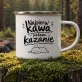 Kubek Emaliowany Dla Księdza Prezent Dla Mężczyzny: Poranna Kawa I Kazanie Kubek Emaliowany Dla Księdza Prezent Dla Mężczyzny: Poranna Kawa I Kazanie