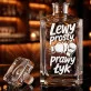 Karafka Do Wódki z Grawerem Dla Boksera Prezent: Lewy Prosty, Prawy Łyk