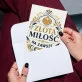 Kartka z Życzeniami Na 50 Lecie Ślubu Dla Kobiety: Złota Typografia Z