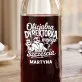 Karafka Do Wina Personalizowana Na 35 Rocznice Ślubu Prezent Na Walentynki Dla Kobiety: Oficjalna Dyrektorka Karafka Do Wina Personalizowana Na 35 Rocznice Ślubu Prezent Na Walentynki Dla Kobiety: Oficjalna Dyrektorka
