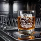 Szklanka Do Whisky Na Dzień Mężczyzny W Pracy Prezent Dla Mężczyzny: Stalowy Spokój