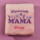 Wspaniała mama - koc z haftem
