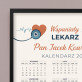 Wspaniały lekarz - Kalendarz w ramce Wspaniały lekarz - Kalendarz w ramce