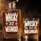 Zestaw Do Whisky Na Dzień Mężczyzny Prezent Dla Mężczyzny: Whisky Jest Wegańska