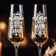 Dwa Kieliszki Do Szampana Dla Niej i Dla Niego Prezent Dla Pary: Ona Tworzy Własne Zasady Dwa Kieliszki Do Szampana Dla Niej i Dla Niego Prezent Dla Pary: Ona Tworzy Własne Zasady