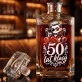 Karafka Do Whisky z Grawerem Na 50 Lat Prezent: 50 Lat Klasy Karafka Do Whisky z Grawerem Na 50 Lat Prezent: 50 Lat Klasy