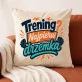 Poduszka Dekoracyjna Dla Sportowca Prezent Dla Mężczyzny: Treningowa Drzemka Poduszka Dekoracyjna Dla Sportowca Prezent Dla Mężczyzny: Treningowa Drzemka
