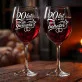 Dwa Kieliszki Do Wina Na 20 Rocznicę Ślubu Prezent Dla Pary: 20 Lat Razem Dwa Kieliszki Do Wina Na 20 Rocznicę Ślubu Prezent Dla Pary: 20 Lat Razem