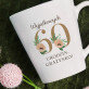 wyjątkowych 60 urodzin kwiaty - Personalizowany Kubek
