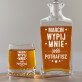 Wypij mnie - Zestaw Grawerowana Karafka I Szklanki Do Whisky