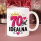 Różowy Zestaw Prezentowy Na 70 Urodziny Kobiety Na 70 Urodziny Dla Kobiety: 70 Lat Idealna