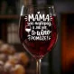 Kieliszek Do Wina Na Dzień Mamy Prezent Dla Mamy Kobiety: Mama Wino Pomoże Kieliszek Do Wina Na Dzień Mamy Prezent Dla Mamy Kobiety: Mama Wino Pomoże