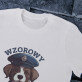 Wzorowy pies - Koszulka męska z nadrukiem