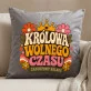 Poduszka Dekoracyjna Dla Emerytki Prezent Na Emeryturę Dla Kobiety: Królowa Wolnego Czasu Poduszka Dekoracyjna Dla Emerytki Prezent Na Emeryturę Dla Kobiety: Królowa Wolnego Czasu