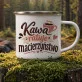 Kubek Emaliowany Dla Świeżo Upieczonej Mamy Prezent Na Dzień Mamy Dla Kobiety: Ciepły Sarkazm Kubek Emaliowany Dla Świeżo Upieczonej Mamy Prezent Na Dzień Mamy Dla Kobiety: Ciepły Sarkazm